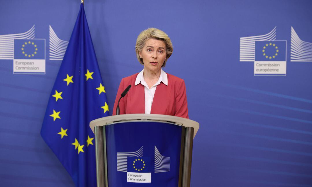 La presidenta de la Comisión Europea, Ursula Von der Leyen.