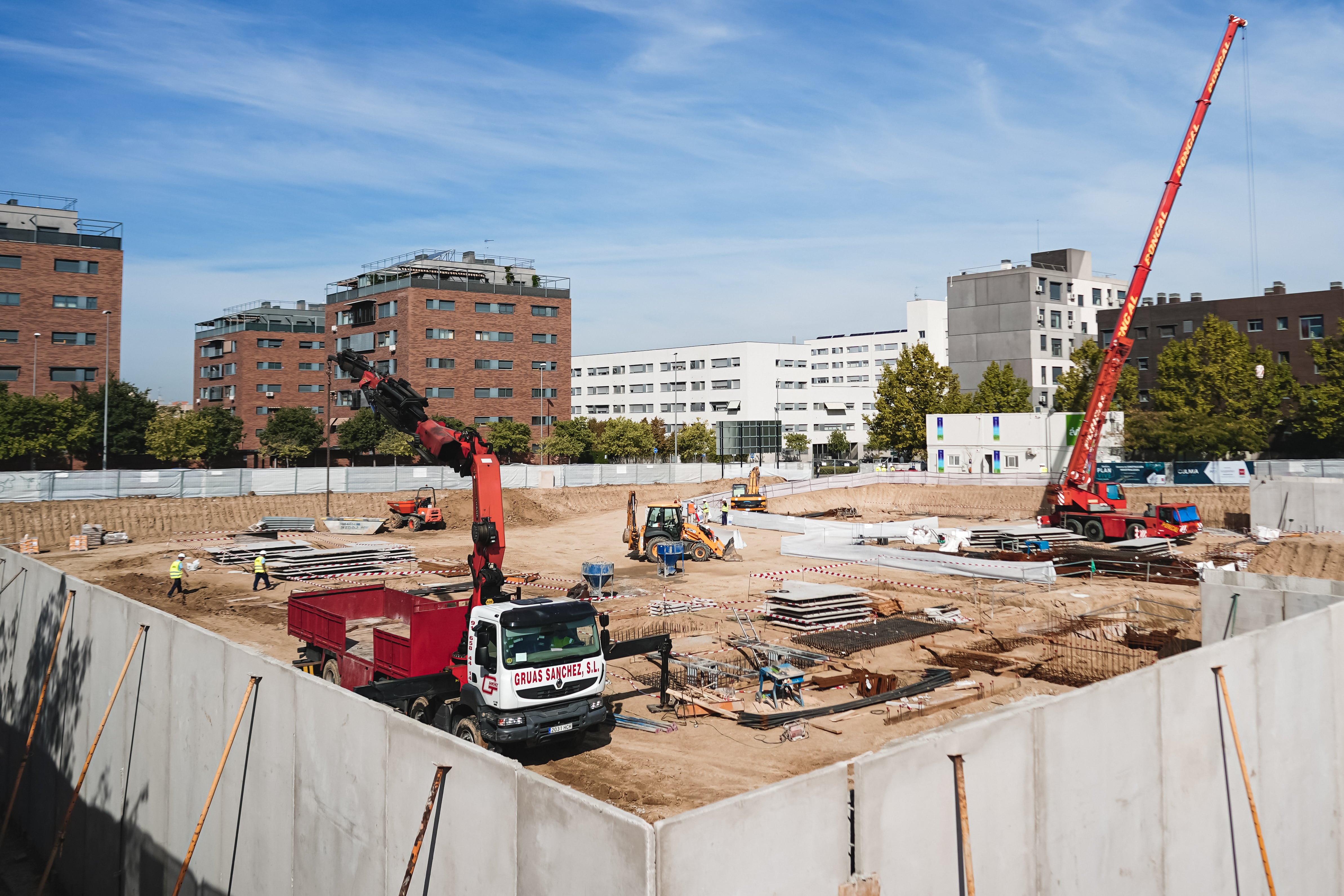 Construcción de viviendas del Plan Vive en Alcorcón