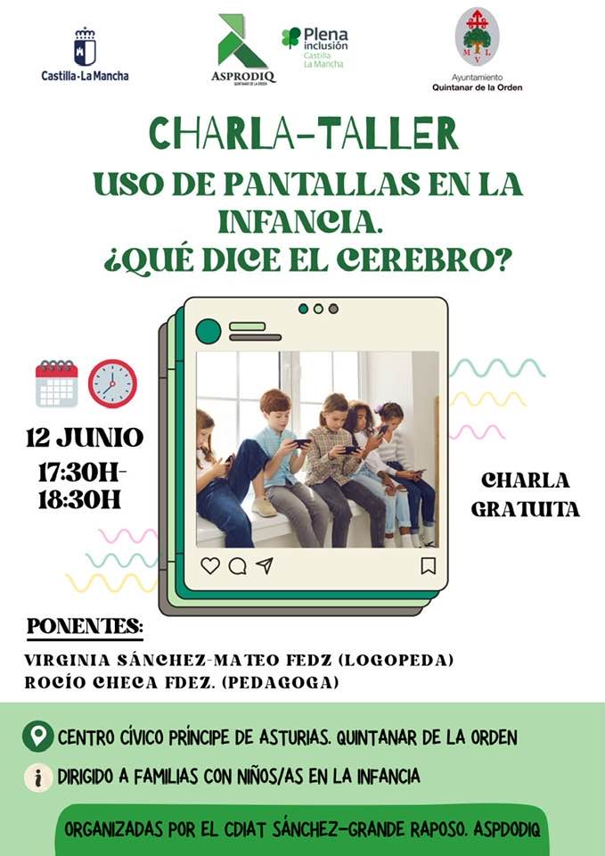 Charla-taller uso de pantallas en la infancia