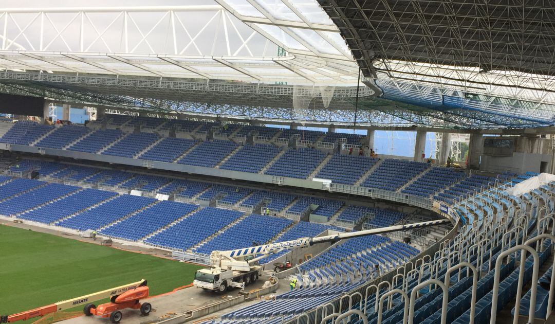 Imagen de las obras de Anoeta