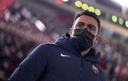 Xavi Hernández, técnico del Barça