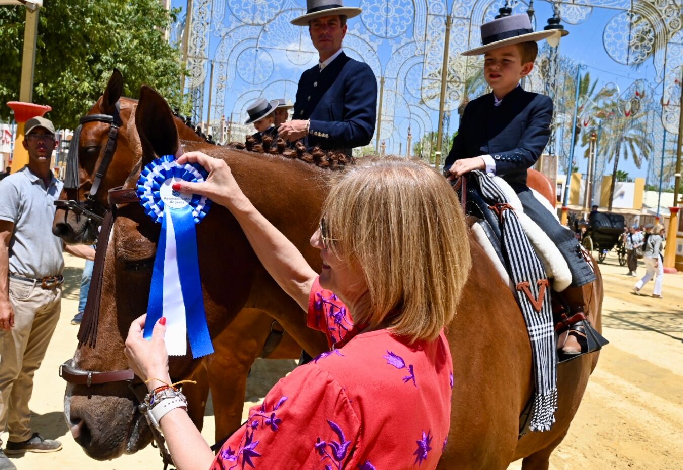 Entregados los premios a los mejores participantes en el paseo de caballos de la Feria de Jerez