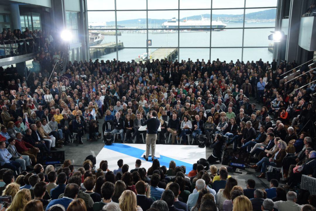 Feijóo en el acto del Mar de Vigo