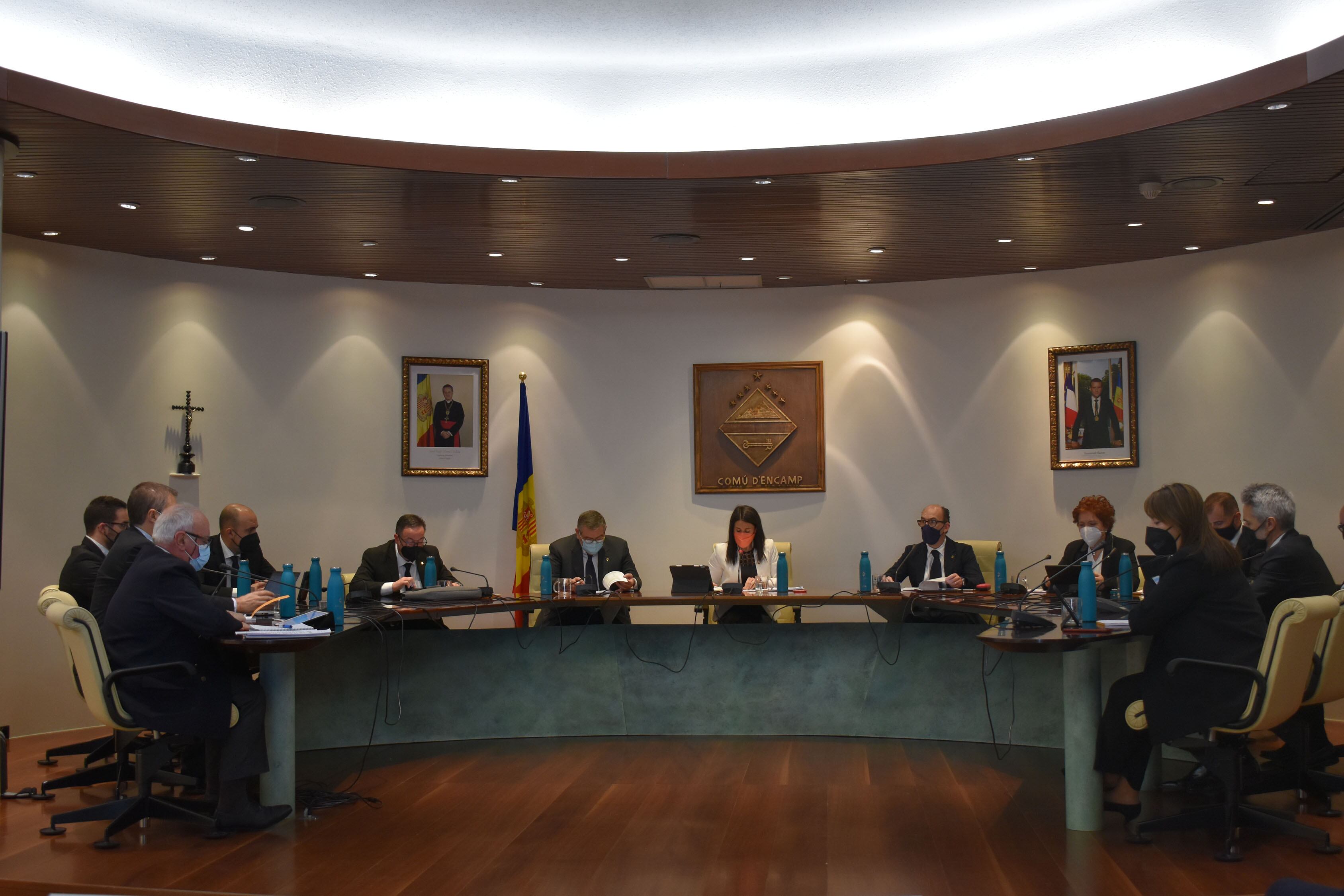 La sessió del tradicional Consell de les Talles d'Encamp que s'ha celebrat aquest dilluns.