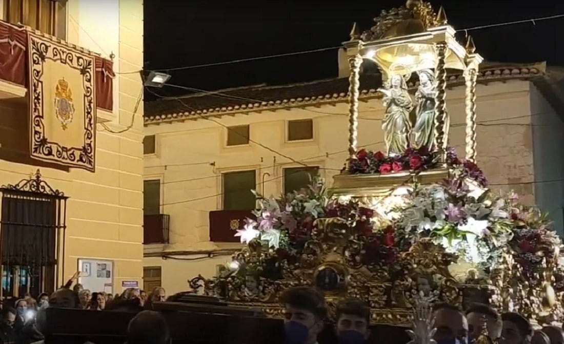 Procesión de las santas Alodía y Nunilón en Huéscar