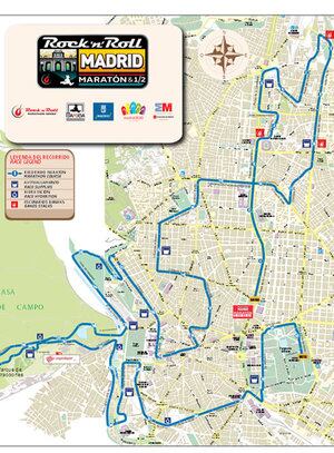 Recorrido de la maratón de Madrid