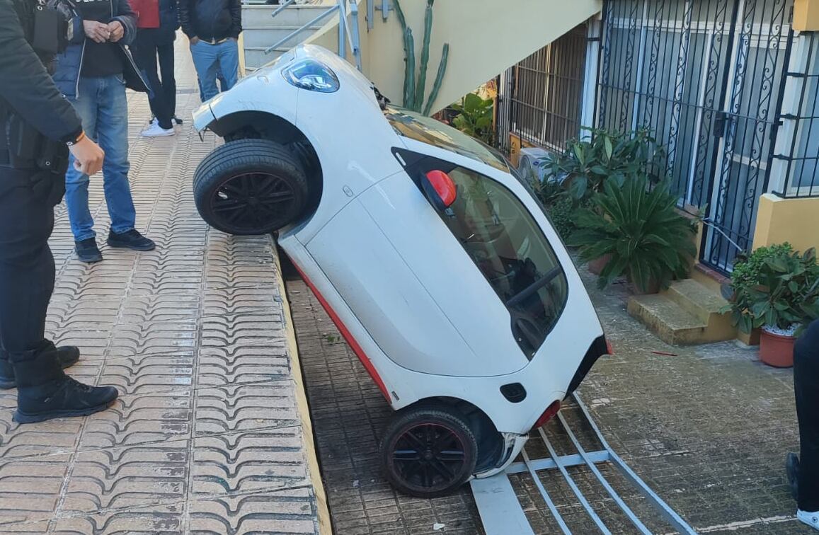 Así ha quedado el vehículo