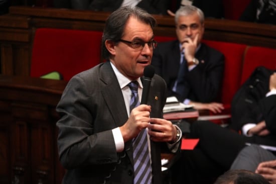 Artur Mas, al Parlament