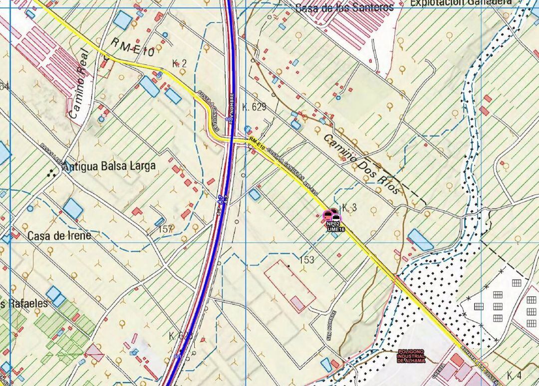 Imagen del lugar en el que ha tenido lugar el incendio .