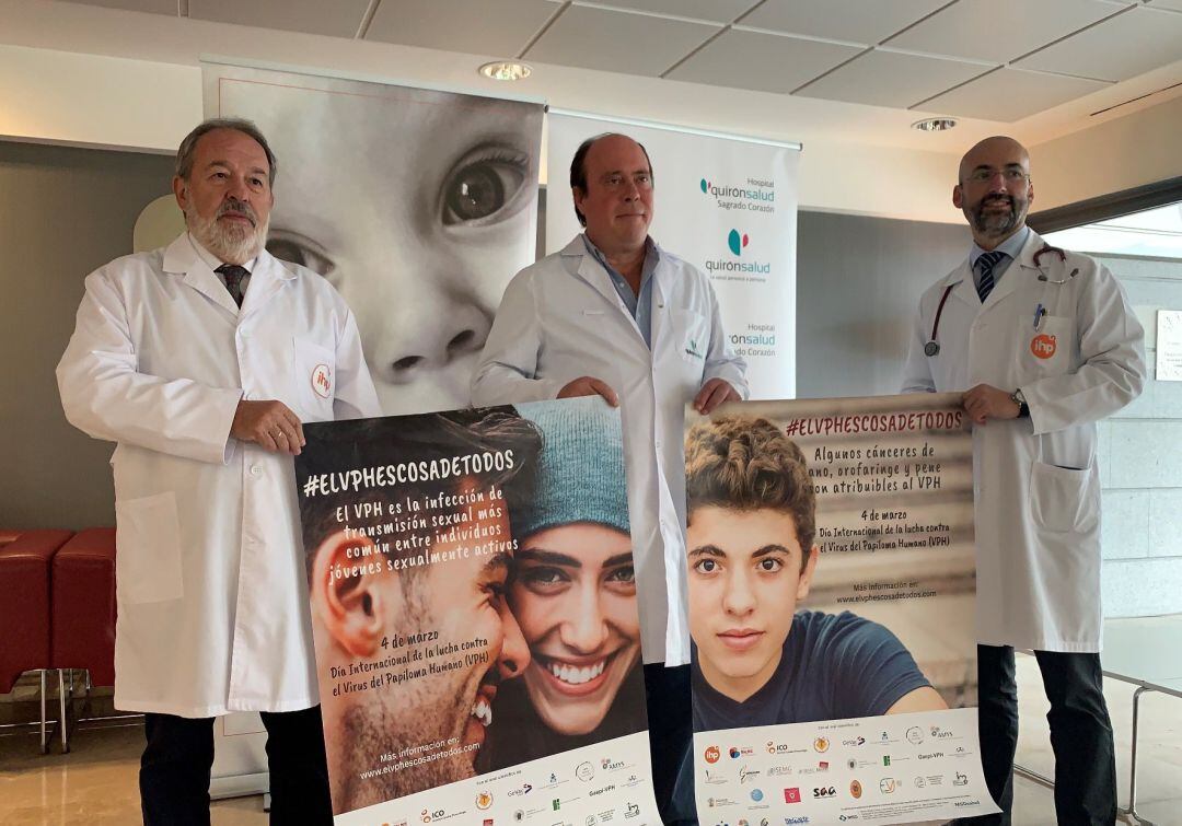 Médicos españoles participan en una campaña de prevención de enfermedades dirigida a los más jóvenes. 