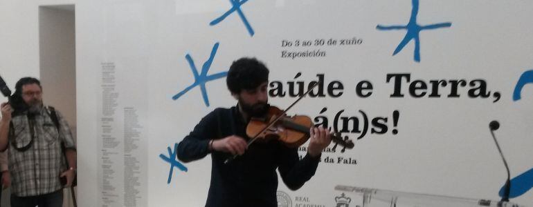 Presentación de la exposición, Saúde e terra irmáns, en A Coruña