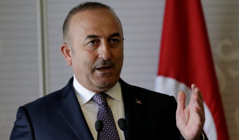 El ministro de asuntos Exteriore turco, Mevlut Cavusoglu.