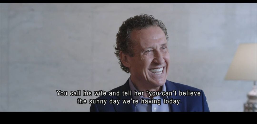 Jorge Valdano, durante el documental de la ESPN &#039;Galácticos&#039;