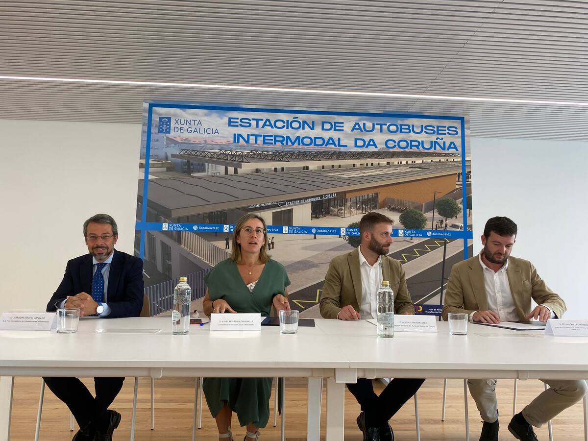 Las obras de la estación de autobuses de la Intermodal de A Coruña comenzarán en septiembre y terminarán en 2025