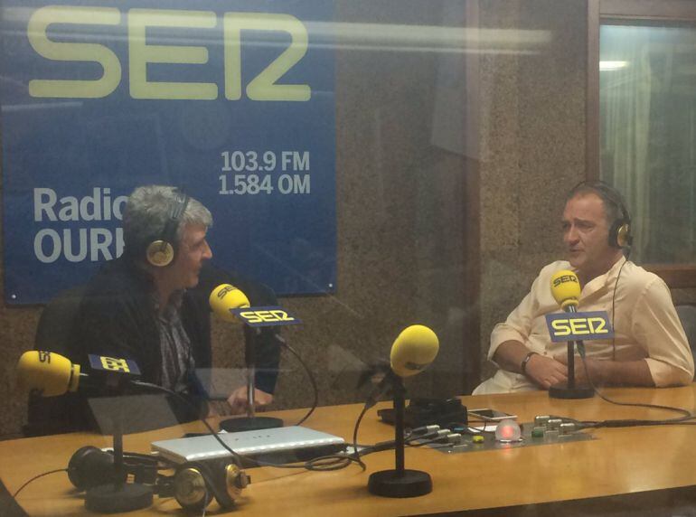 Moncho Conde Corbal y Andy Mcbeth en Radio Ourense