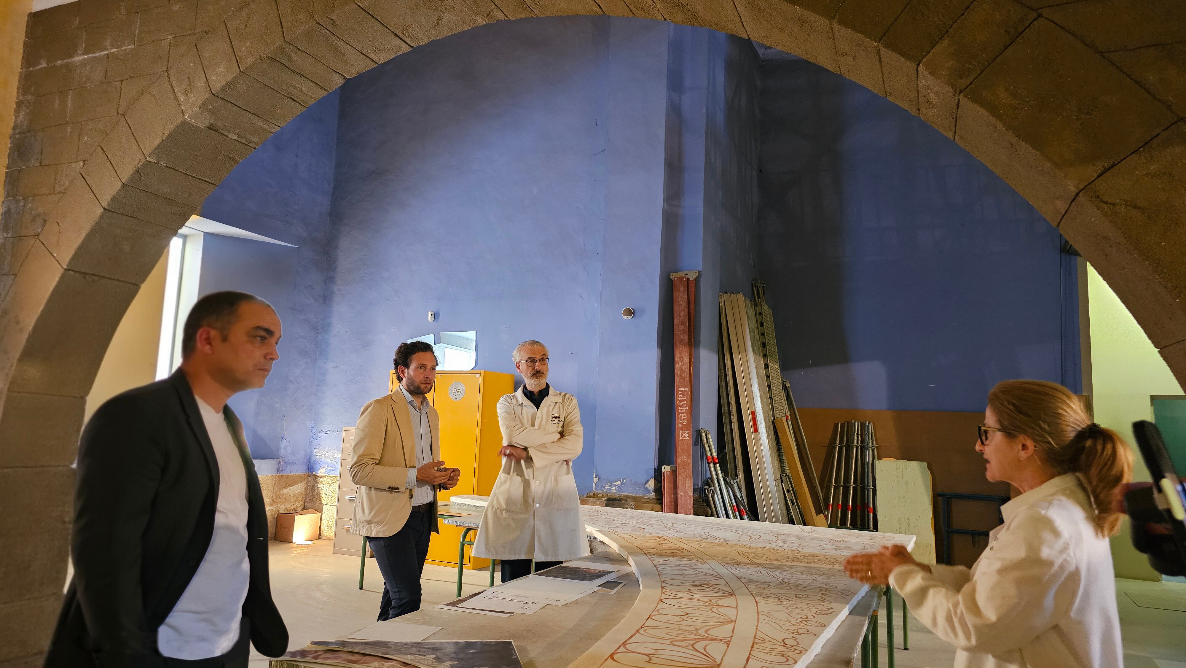 Isaac Claver conocía de primera mano el trabajo de la Escuela de restauración