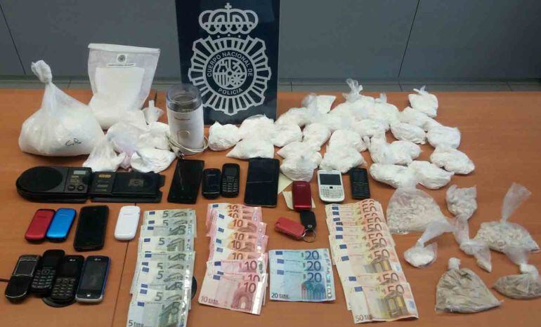 Droga intervenida en Móstoles