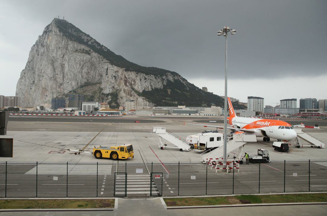 Imagen del aeropuerto de Gibraltar.