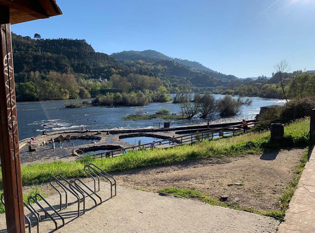 Una imagen de archivo de las termas de Ourense