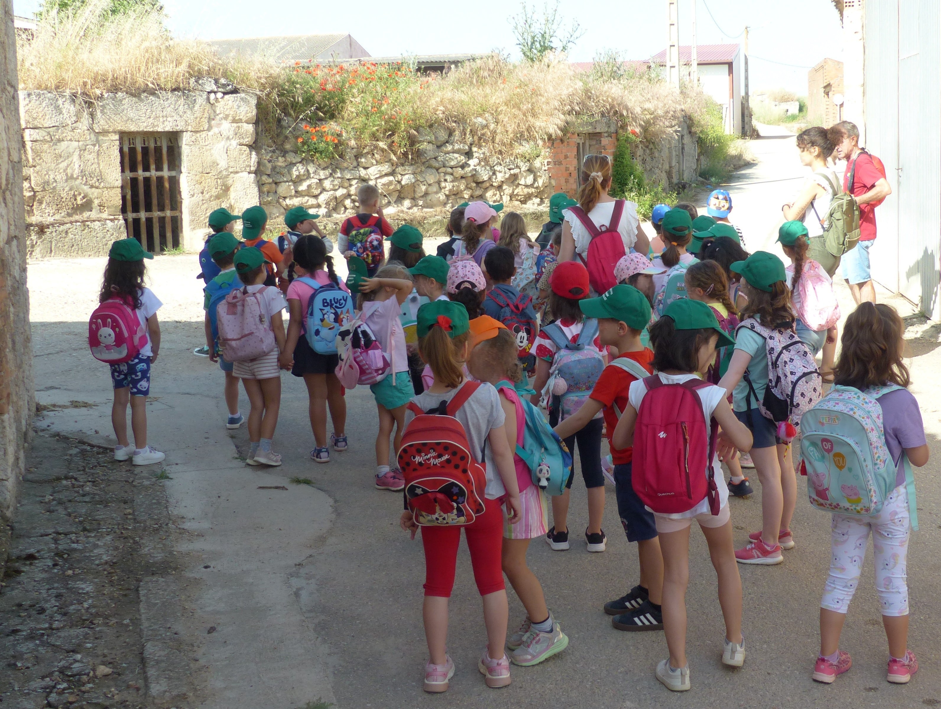Escolares en una salida educativa.