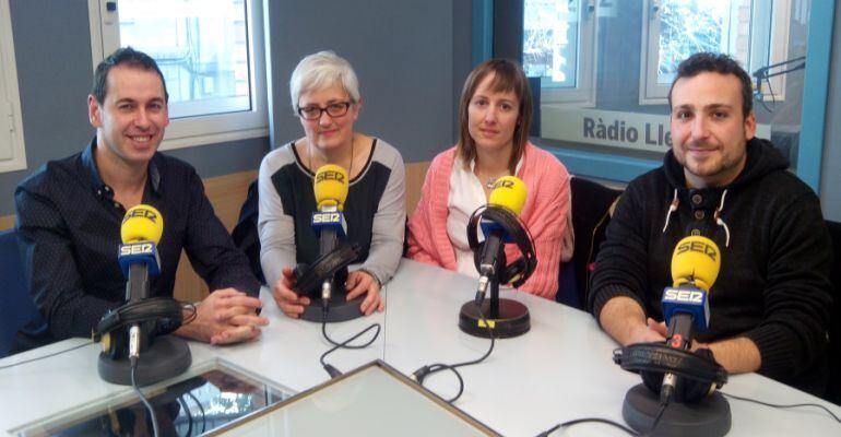 Cristina Beltran, d'Antic 58, Pep Tarrós, de Decoració Tarrós; Gema de Lema, del Taller de Restauració que porta el seu nom, i Miquel Àngel Herrero del CAEM, Centre d'Art d'Època Moderna.