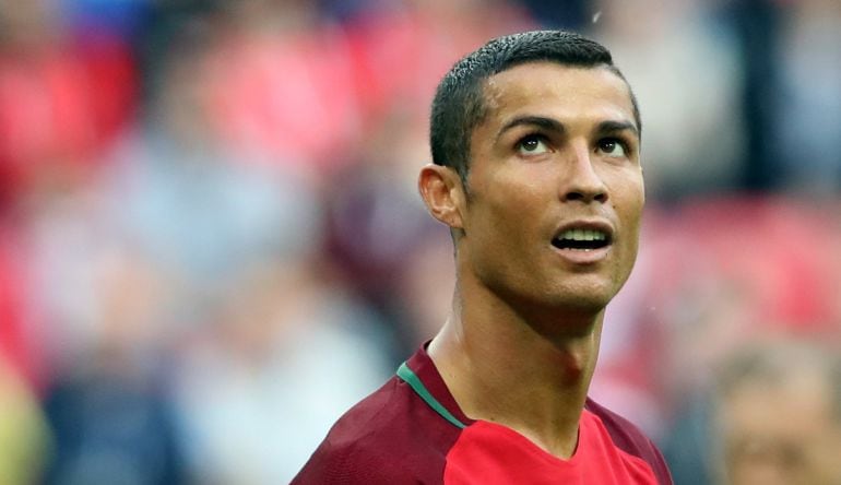 Cristiano Ronaldo, durante el encuentro ante México con Portugal