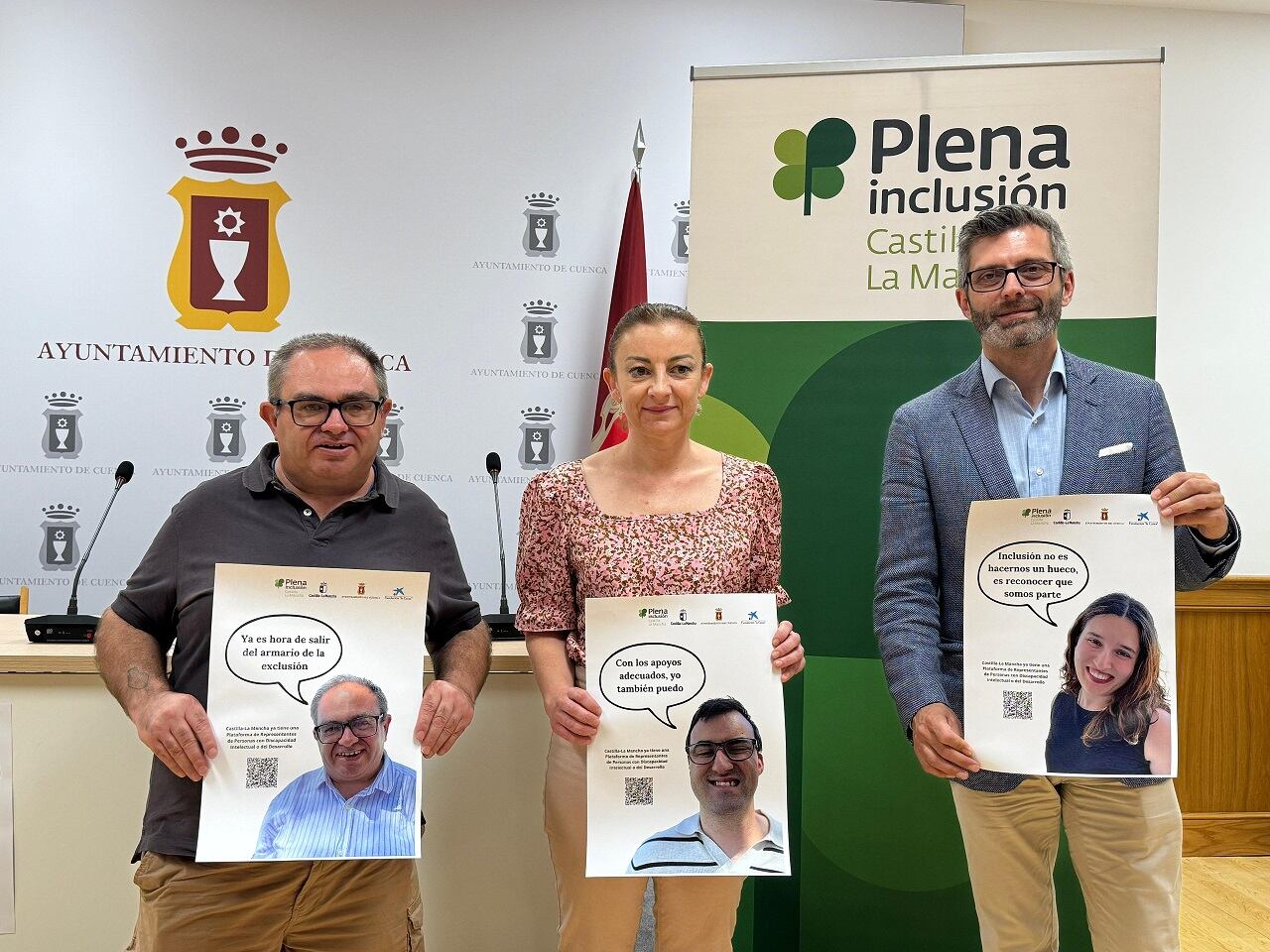 Acto de presentación de la campaña de Plena Inclusión en Cuenca.