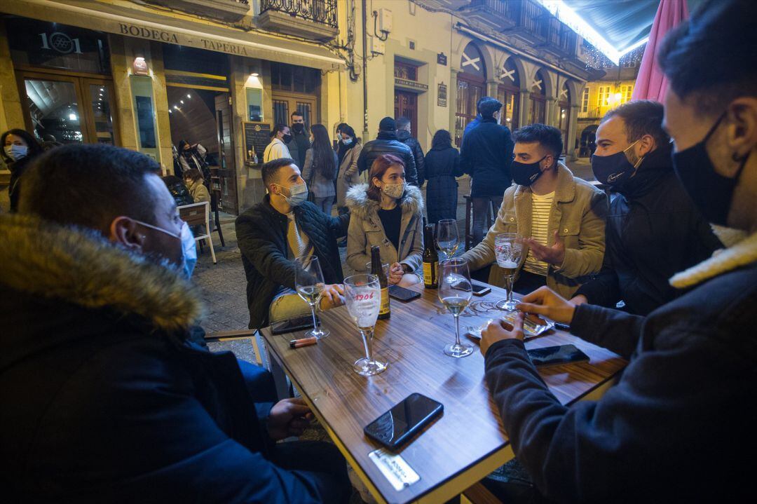 Terraza de hostelería durante la pandemia del COVID 19