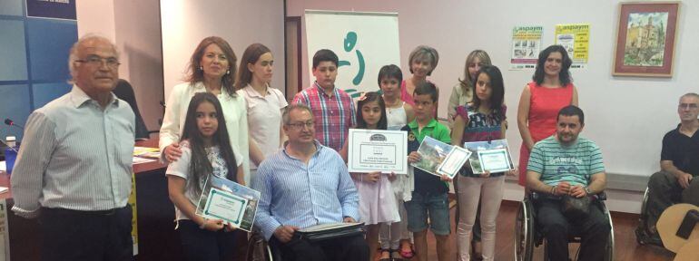 Entrega de premios del concurso escolar de Aspaym.