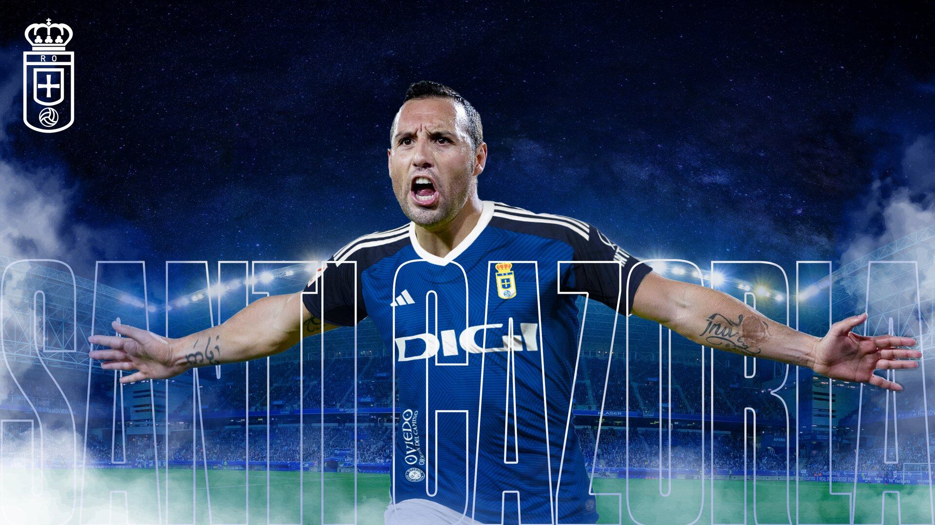 Santi Cazorla, nuevo jugador del Real Oviedo.