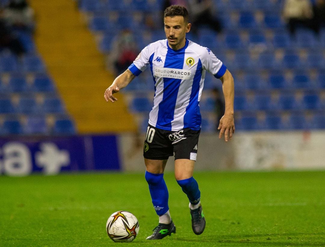 José Manuel, en un partido en el Rico Pérez