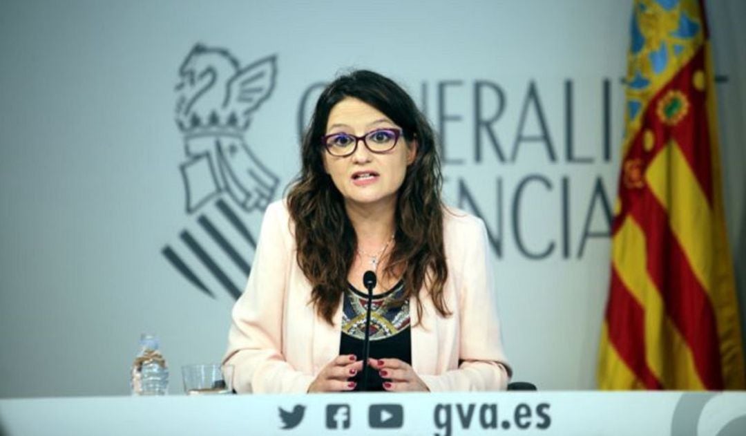 La vicepresidenta de la Generalitat Valenciana, Mónica Oltra