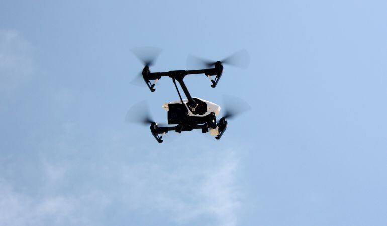 Dron volant.