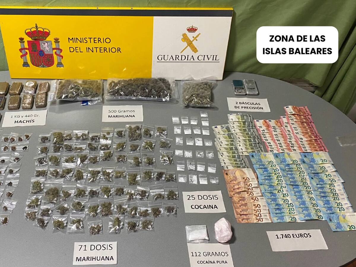 Prisión provisional para un italiano por vender drogas en una vivienda de Sant Antoni