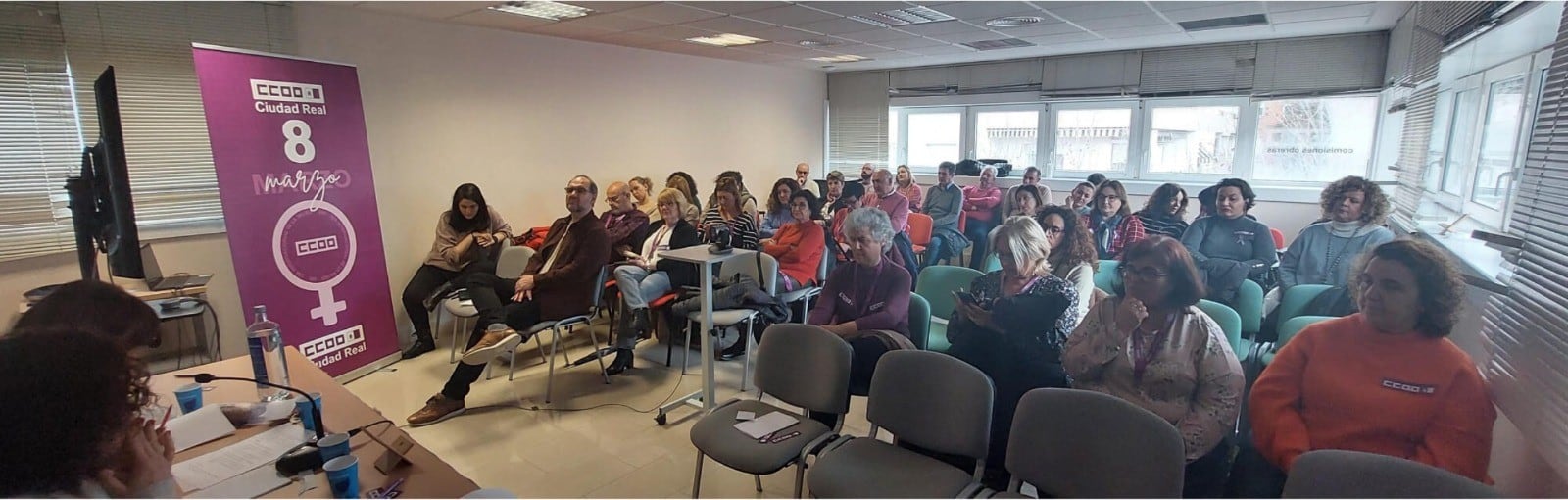 Jornada de CCOO en Ciudad Real coincidiendo con el 8M