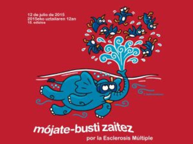 Imagen de la campaña Mójate 2015 diseñada por Kukuxumusu.