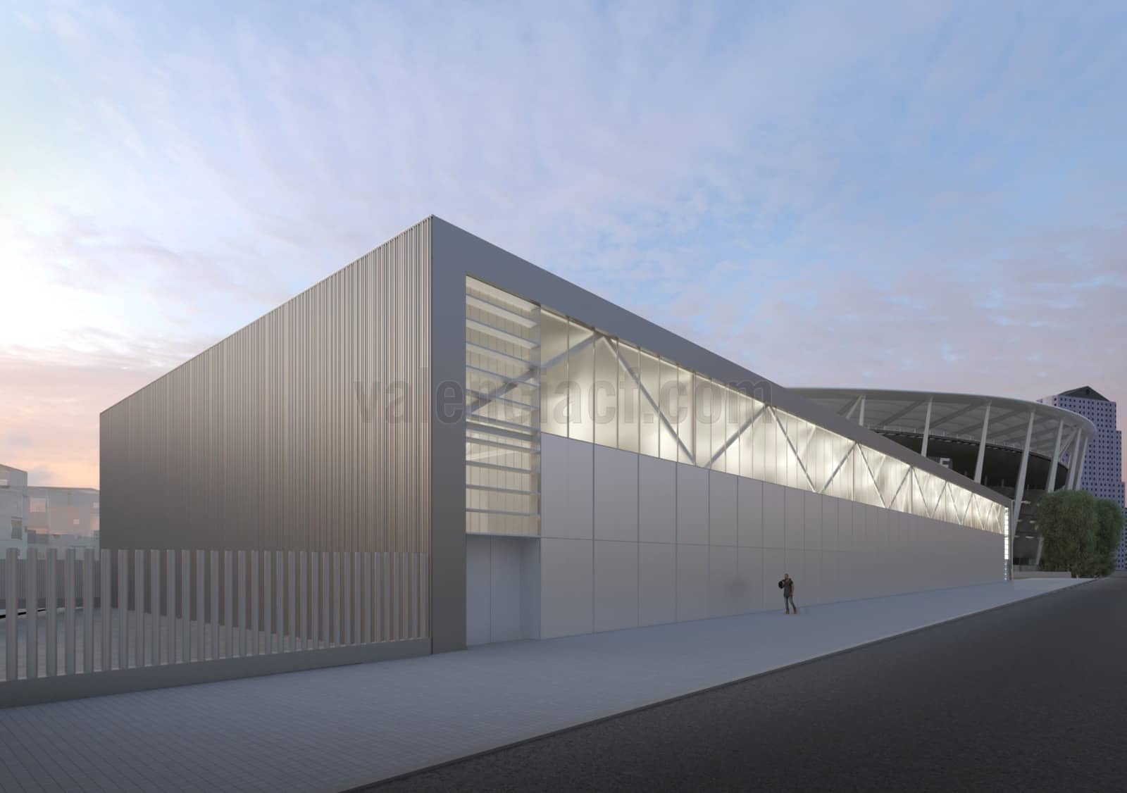 Nuevo Mestalla polideportivo.