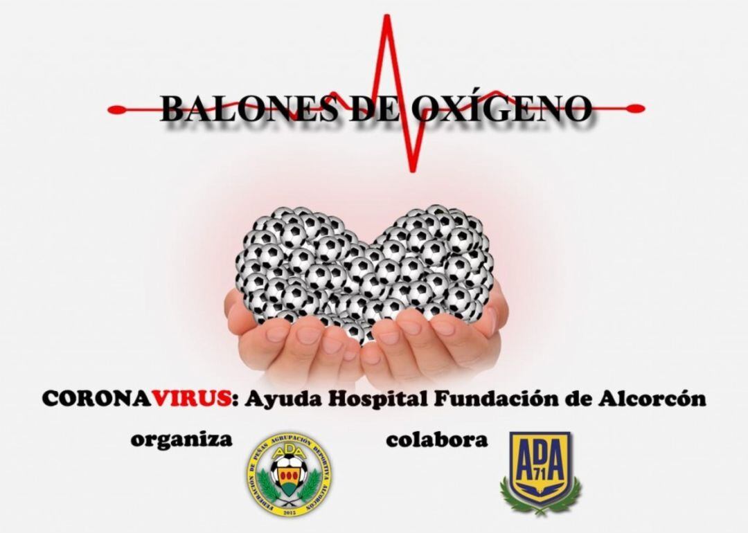 Cartel de la campaña solidaria &quot;Balones de Oxígeno&quot;