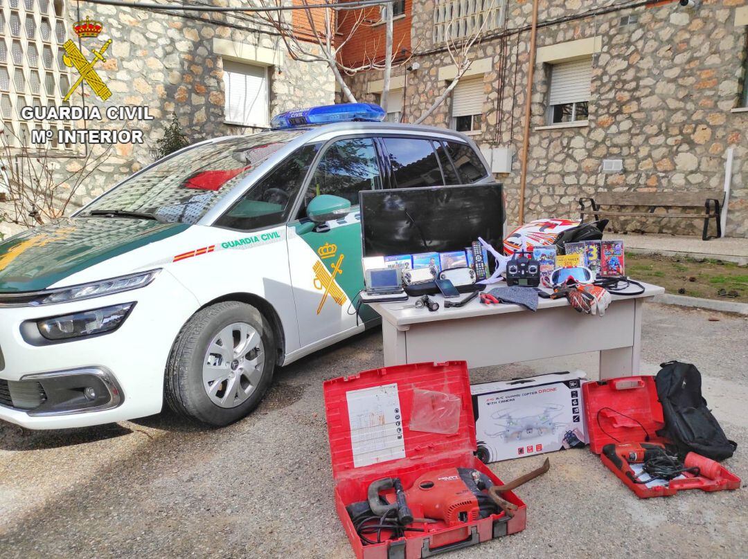 Imagen de la operación llevada a cabo por la Benemérita