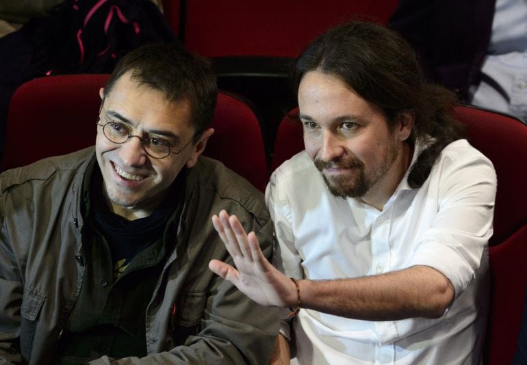 Juan Carlos Monedero y Pablo Iglesias, en una imagen de archivo