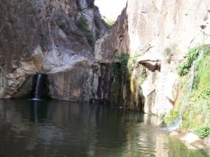 El Pozo de los Chorros, un paraje idílico en la infancia del cantautor.