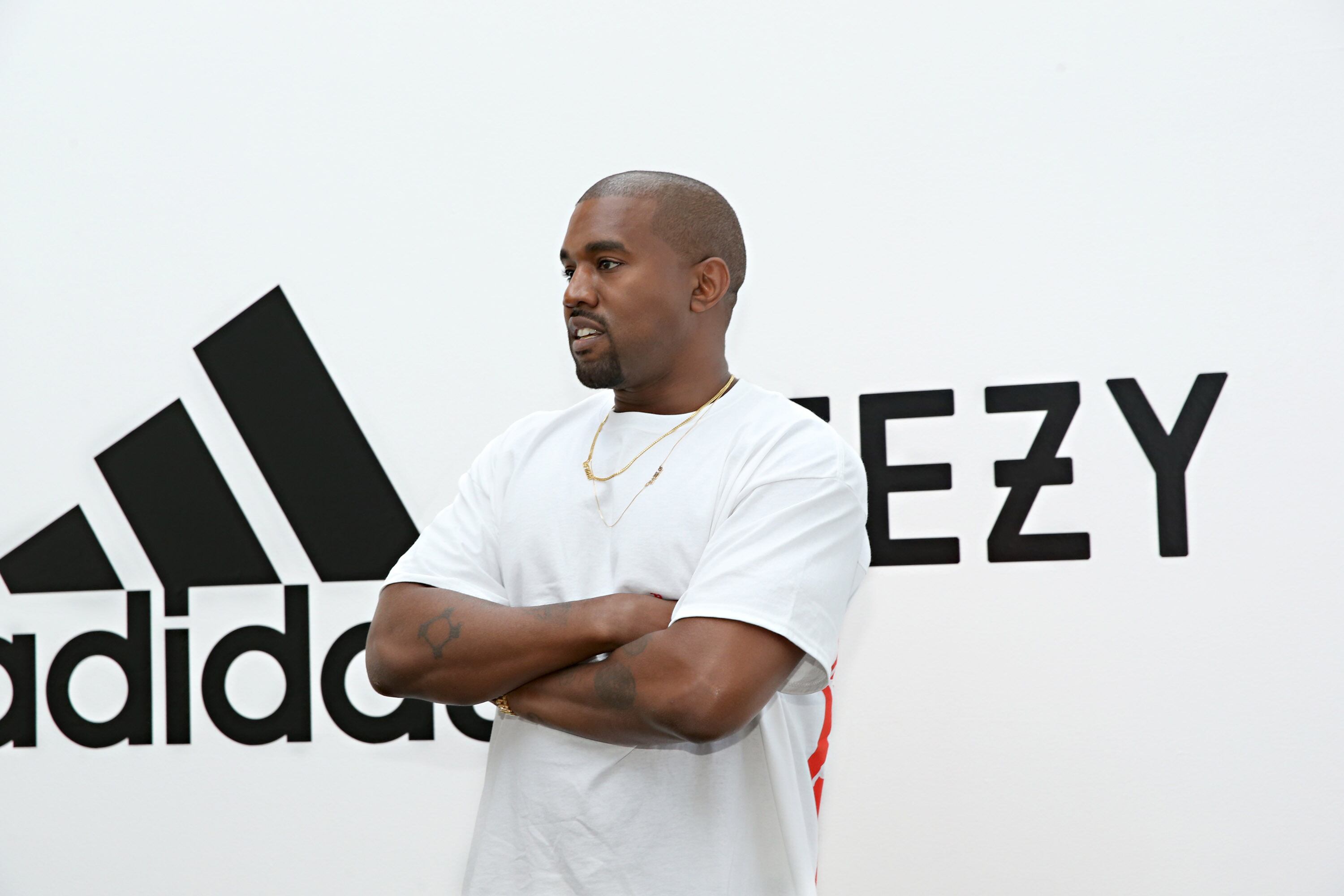 Kayne West, en su colaboración con Adidas.