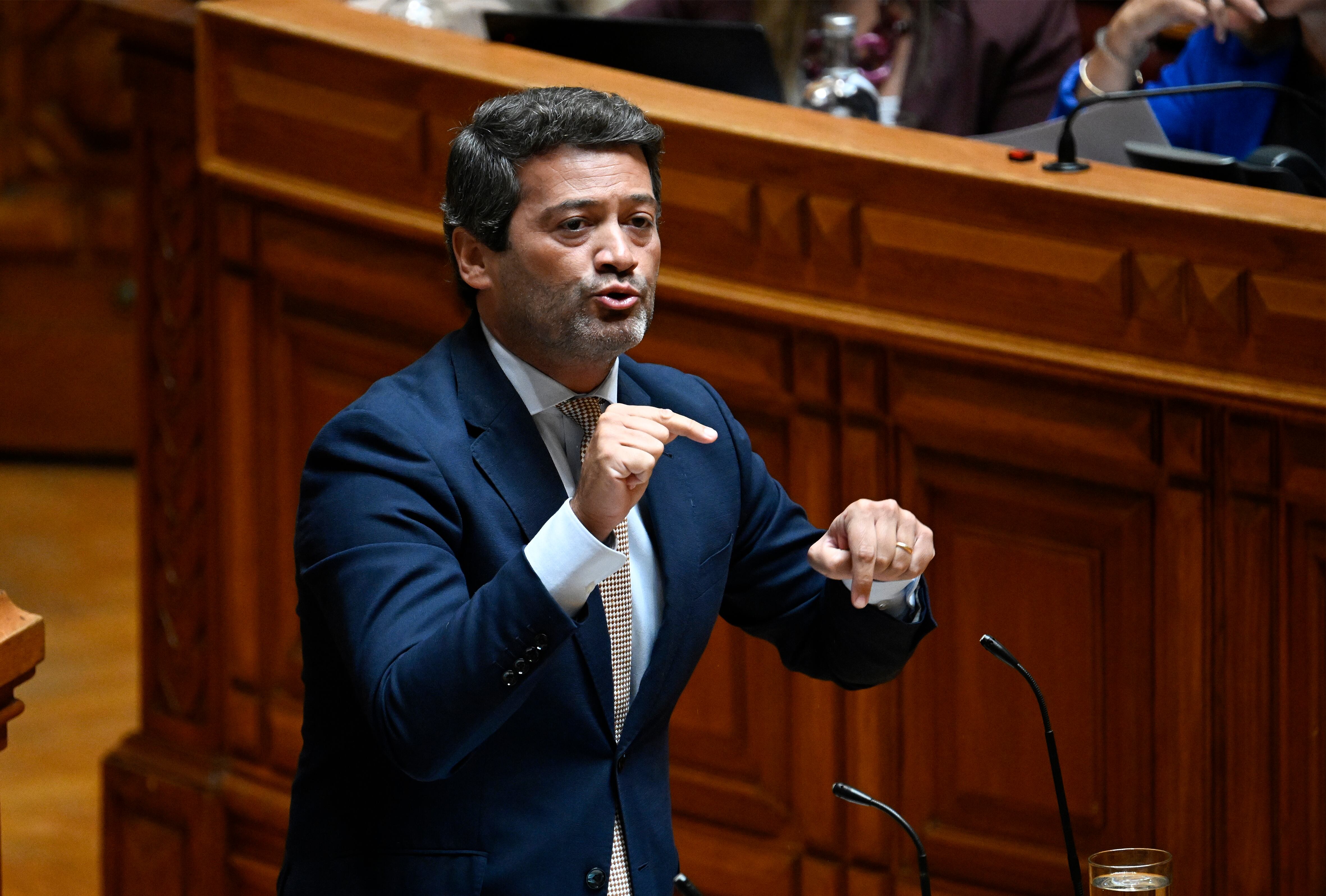 El líder ultraderechista de Chega, André Ventura 