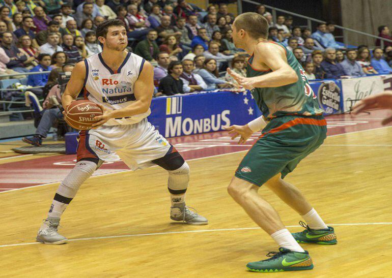 Angelo Caloiario cuajó una gran temporada en el Obradoiro