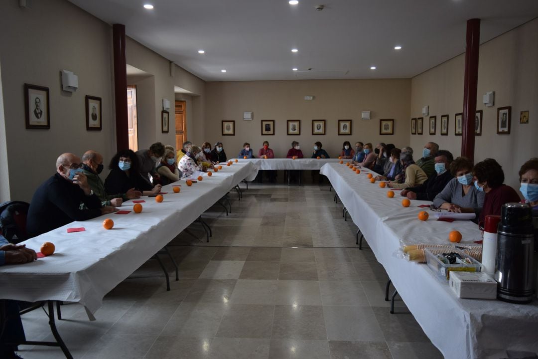 Momento de la jornada que reunió a los vecinos de Rueda, La Seca y Foncastín