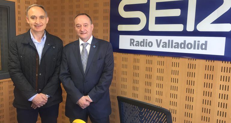 Los candidatos, en los estudios de Radio Valladolid