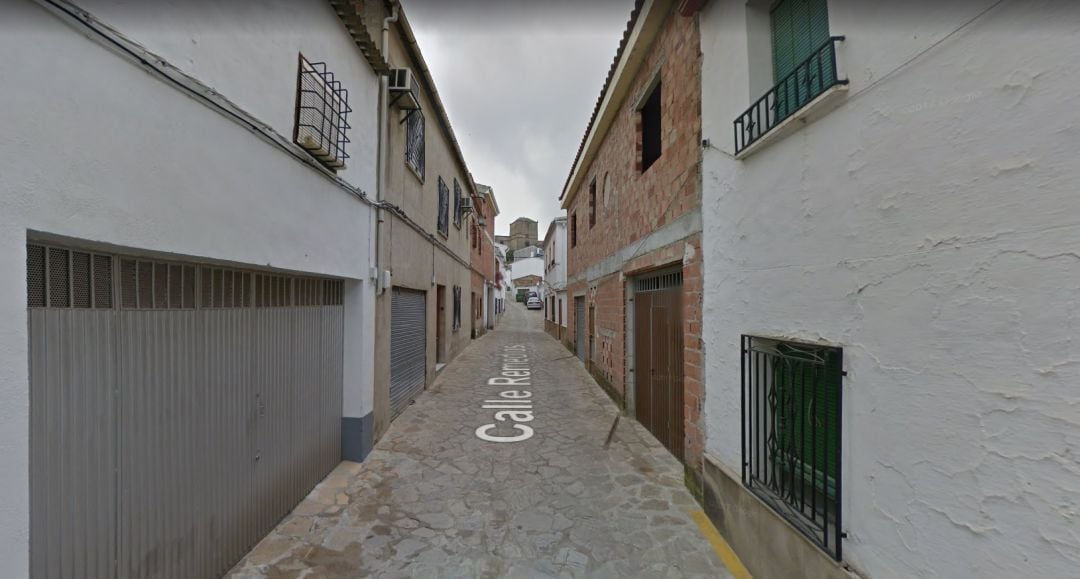 La calle Remedios de Canena, donde se ubica la casa de la deflagración