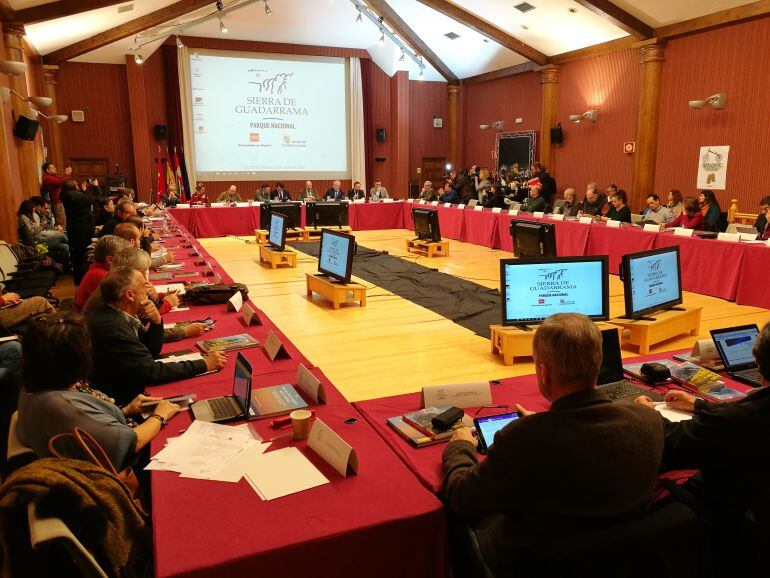 Imagen de la reunión del patronato del Parque Nacional de Guadarrama