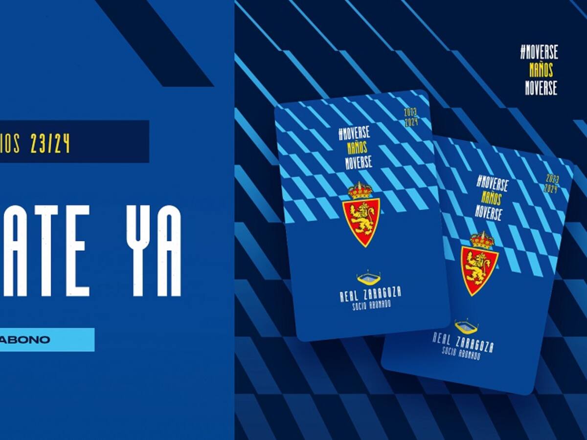 "Moverse, maños, moverse"