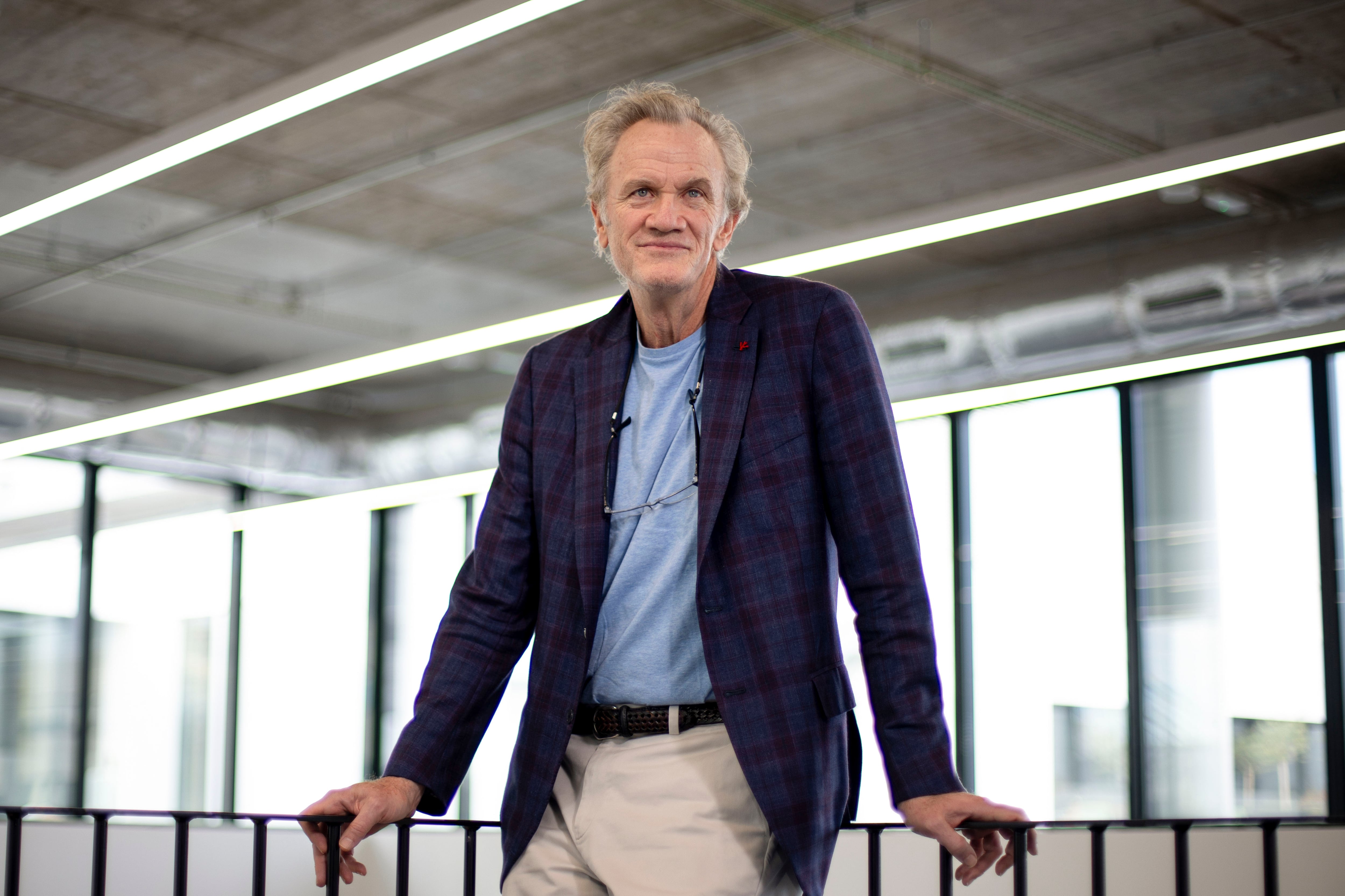 El actor y productor estadounidense Matt Salinger, hijo del escritor J.D. Salinger y encargado junto con la viuda de su padre de la gestión de su legado literario, este miércoles en Madrid